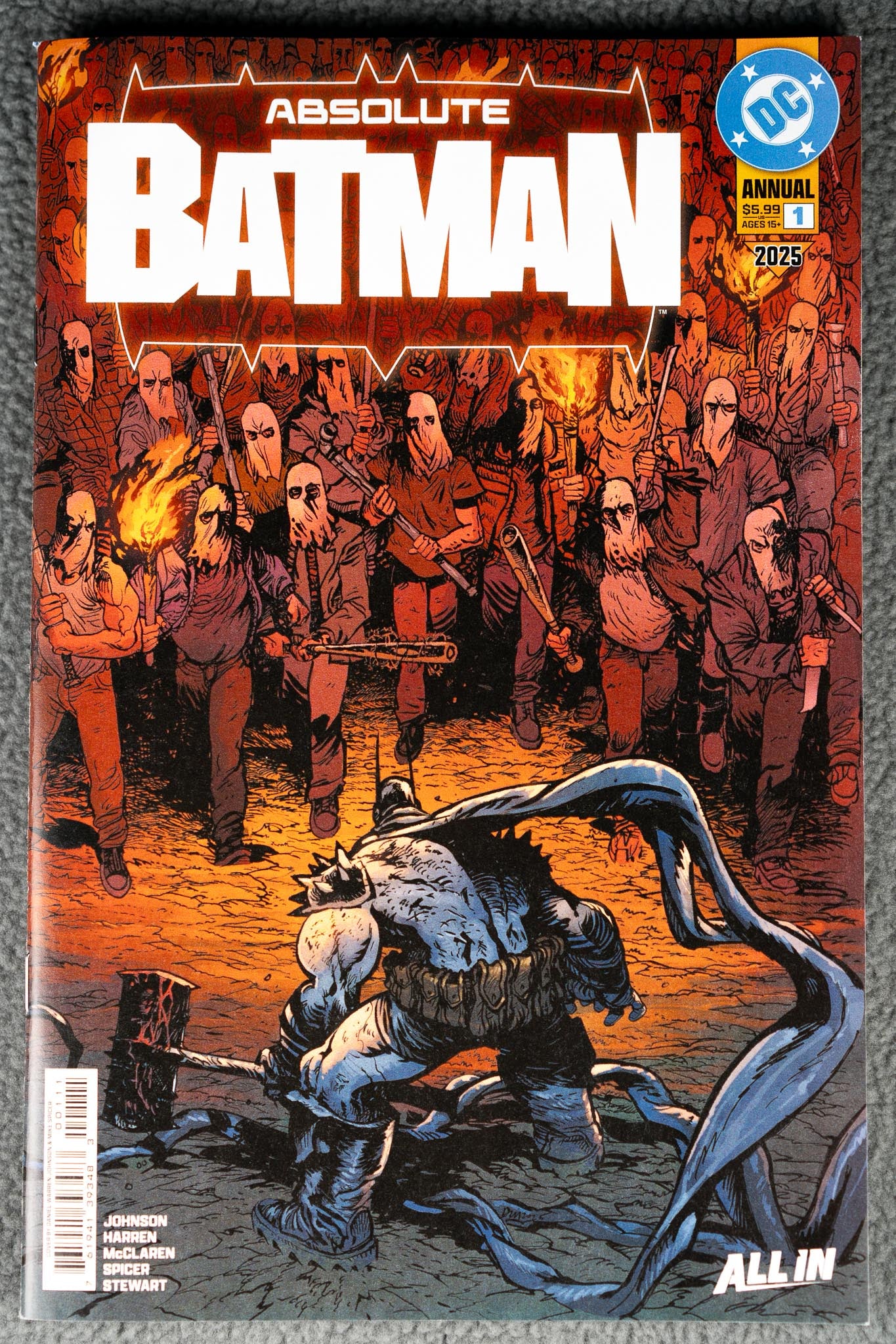 Absolute Batman 2025 Annual #1 (One Shot) – Daniel Warren Johnson – Main Cover