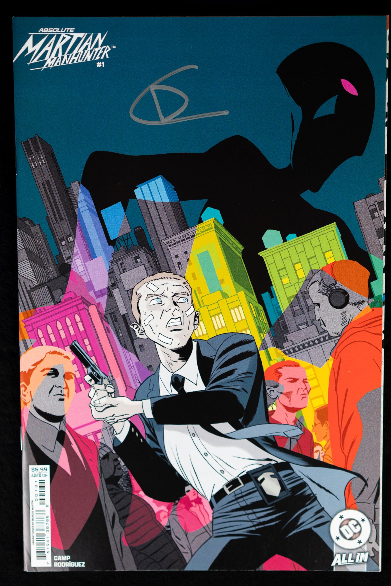 Absolute Martian Manhunter #1 — Signed by Deniz Camp — Marcos Martin — Cover C — Card Stock — 1st Print