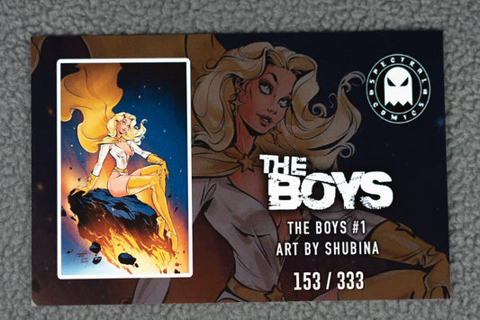 The Boys 1 – Sveta Shubina Exclusive Virgin Variant with COA – Print Run 333 | Meyer’s Parrot Comics