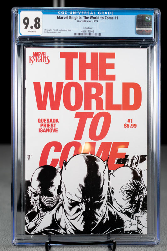 Marvel Knights: The World to Come #1 – Joe Quesada – Black & White Wraparound Surprise Variant – Cover J
