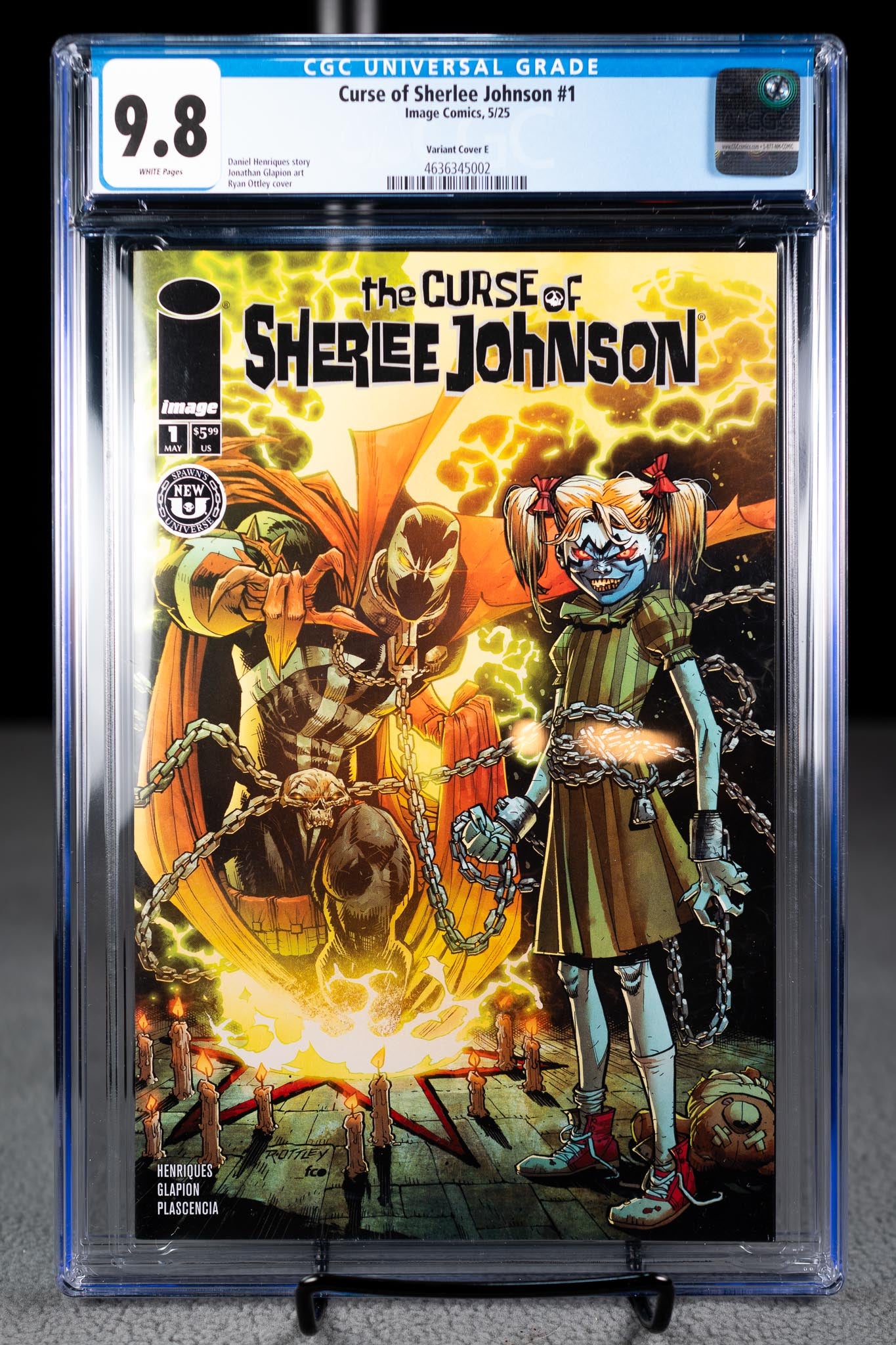The Curse of Sherlee Johnson #1 – Ryan Ottley – 1:50 Variant – Cover E – Spawn Universe – CGC 9.8