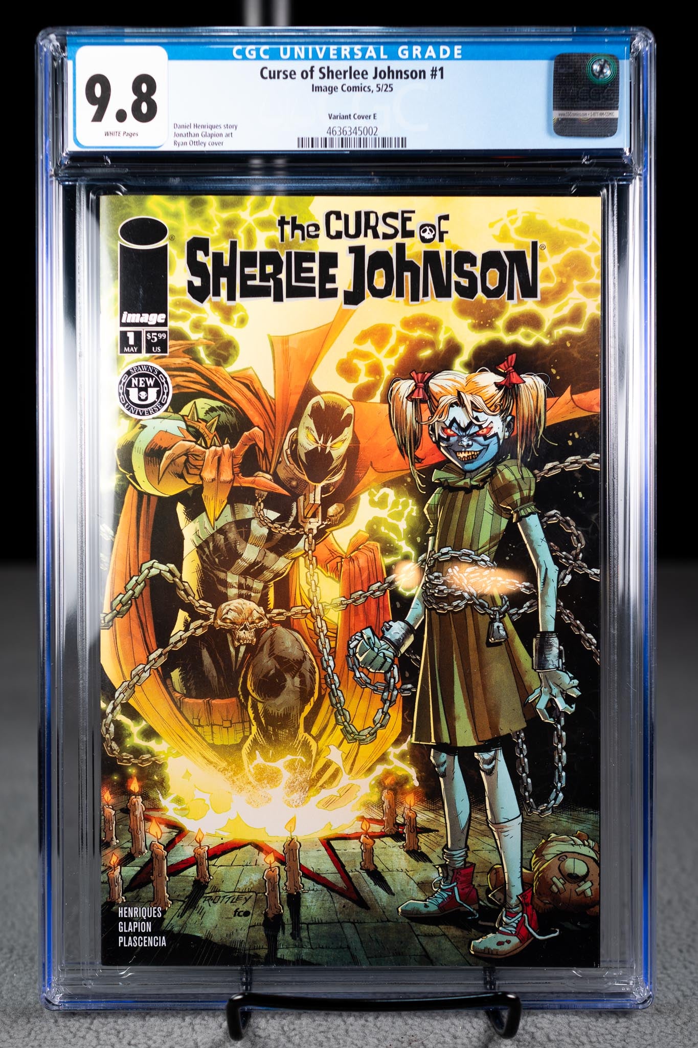 The Curse of Sherlee Johnson #1 – Ryan Ottley – 1:50 Variant – Cover E – Spawn Universe – CGC 9.8