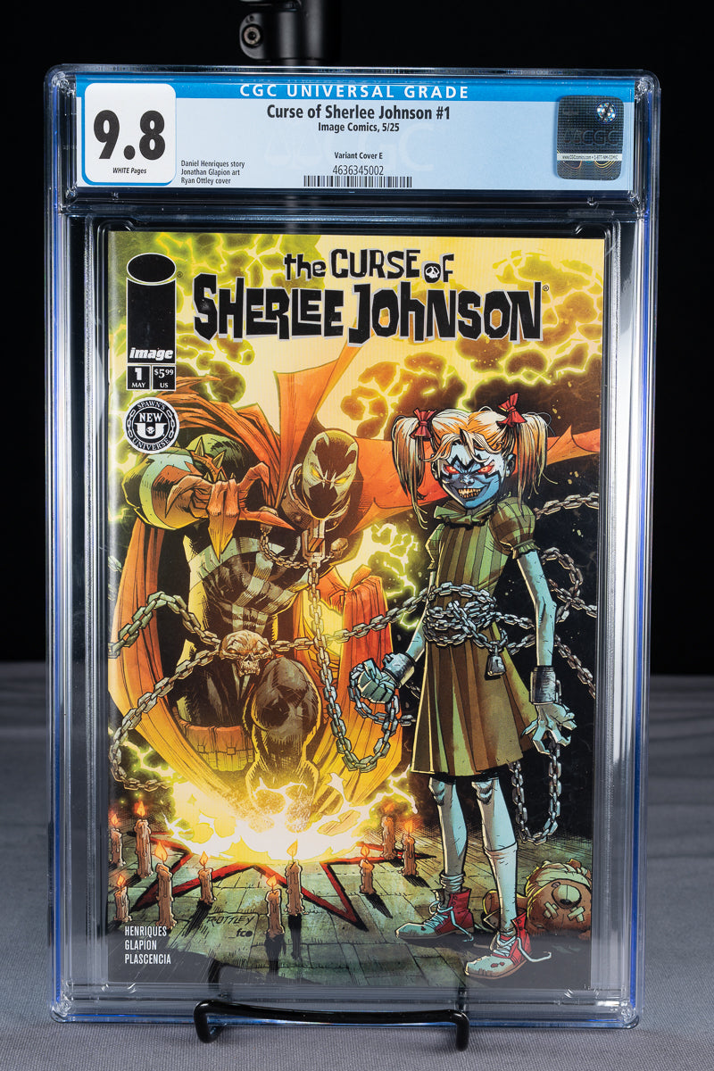 The Curse of Sherlee Johnson #1 — CGC 9.8 — Ryan Ottley — 1:50 Variant — Cover E