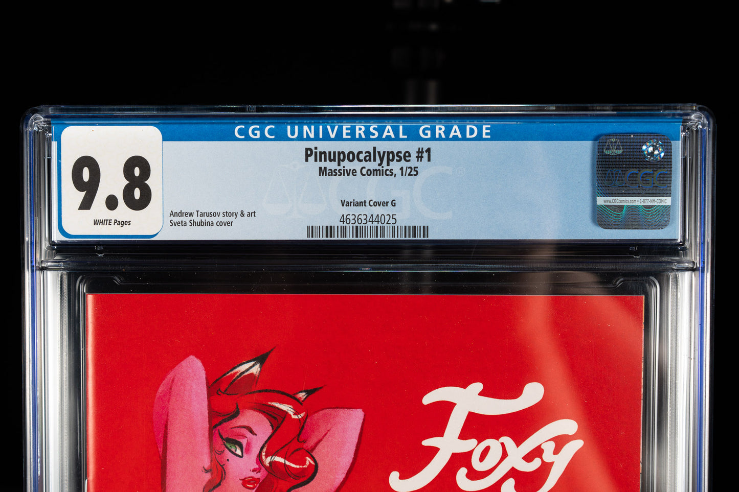 Pinupocalypse #1 — CGC 9.8 — Sveta Shubina — 1:25 Virgin Variant — Cover G