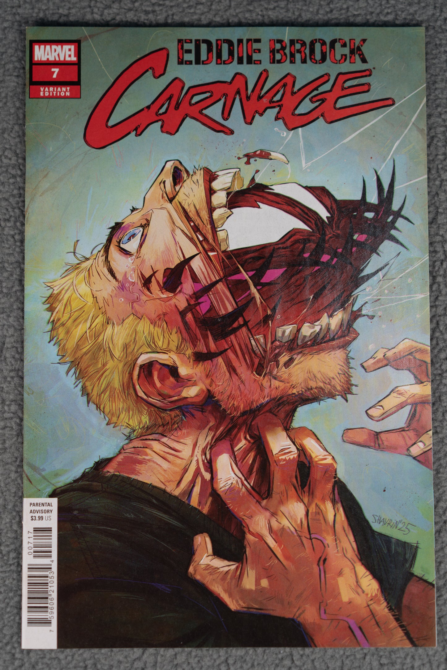 Eddie Brock: Carnage #7 – Ivan Shavrin – 1:25 Incentive Variant
