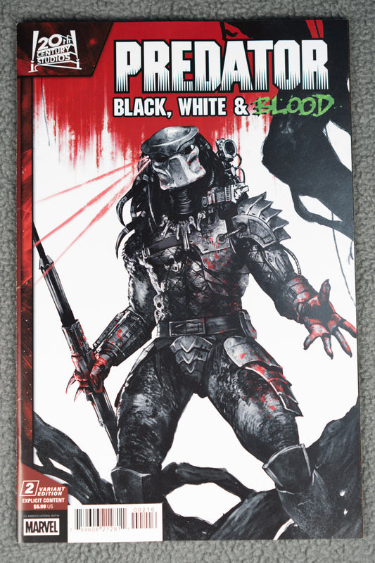 Predator: Black, White & Blood #2 – Skan – 1:25 Incentive Variant