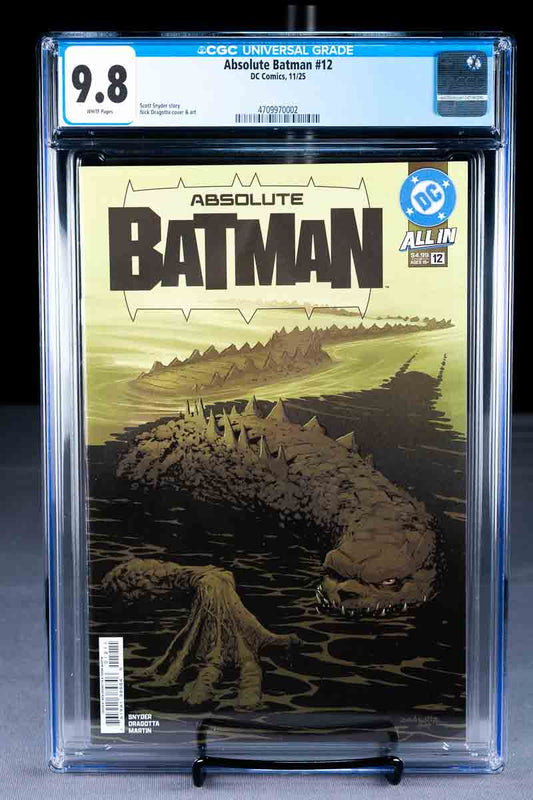 Absolute Batman #12 — CGC 9.8 — 1st Print — Nick Dragotta — Cover A