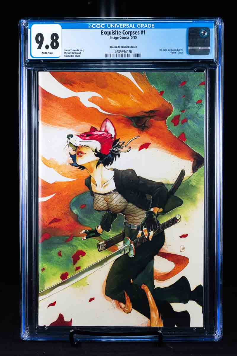 Exquisite Corpses #1 — CGC 9.8 — Chuma Hill — Virgin Variant— Beachside Hobbies — Print Run 300