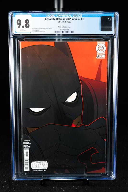 Absolute Batman Annual 2025 #1 (One-Shot) — CGC 9.8 — Meredith McClaren — 1:25 Incentive — Cover E  — Card Stock