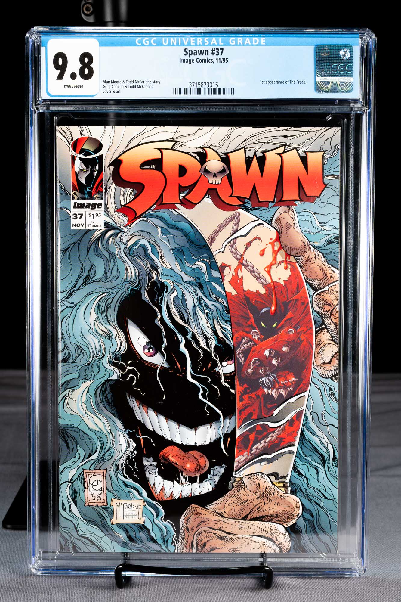 Spawn #37 — Greg Capullo — 1st Appearance of Freak