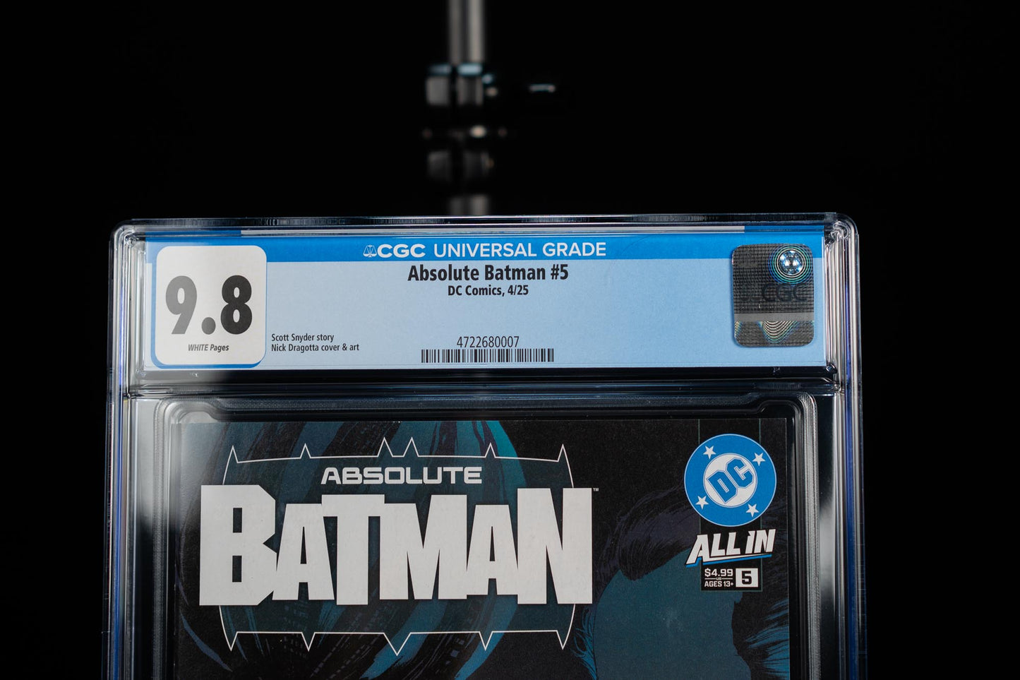 Absolute Batman #5 — CGC 9.8 — Nick Dragotta — 1st Print — Cover A