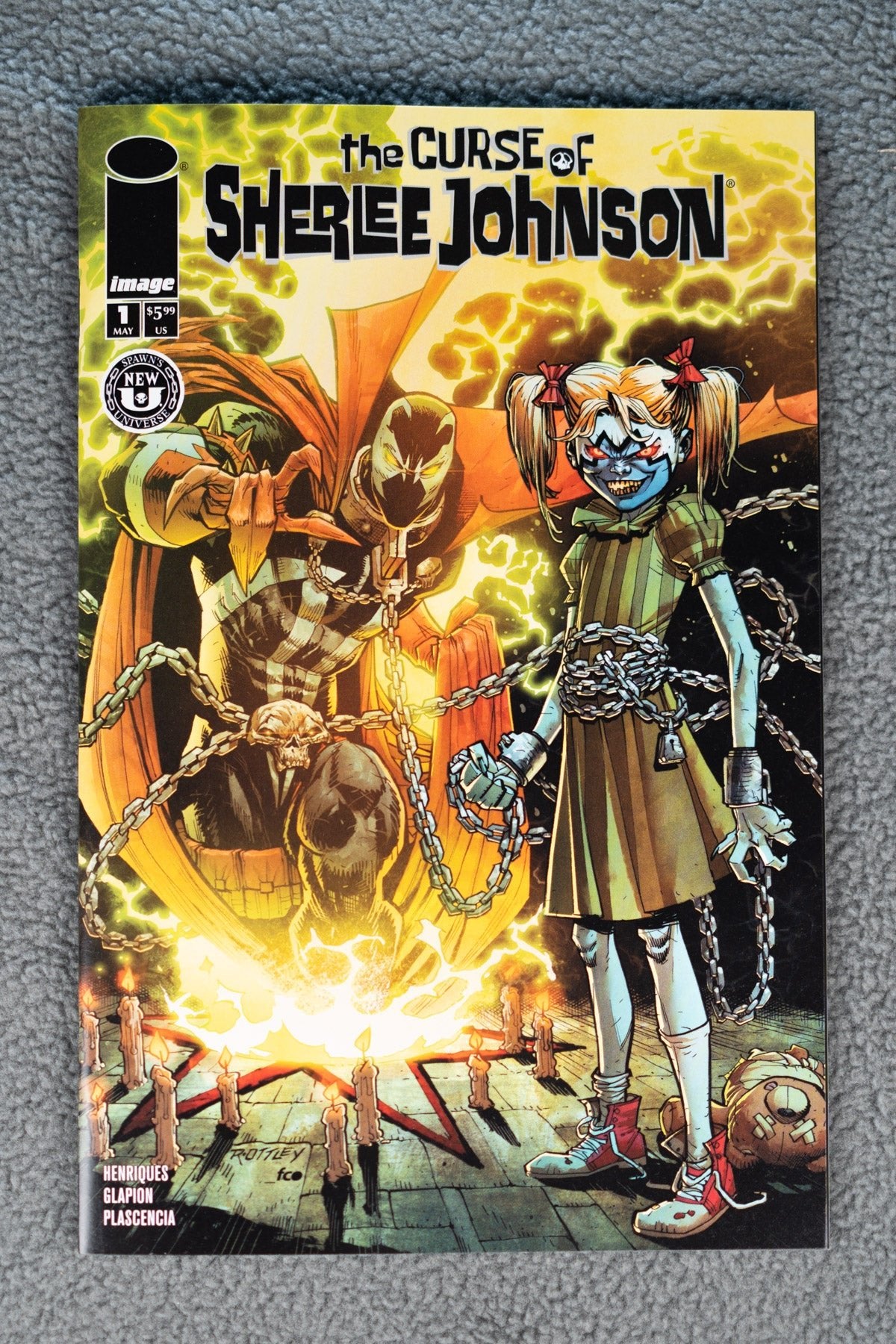 The Curse of Sherlee Johnson 1 – Ryan Ottley – 1:50 Variant Cover E – Spawn Universe | Meyer’s Parrot Comics